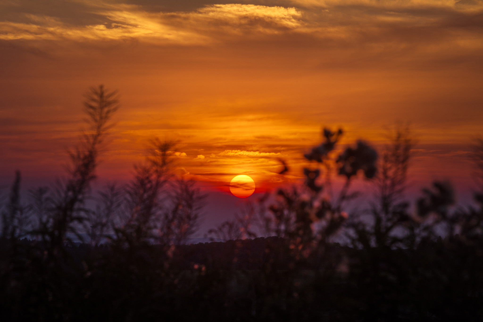 26|08|2016 – Sonnenuntergang über dem Westerwald