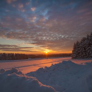 18|01|2017 – Sonnenuntergang auf der Fuchskaute