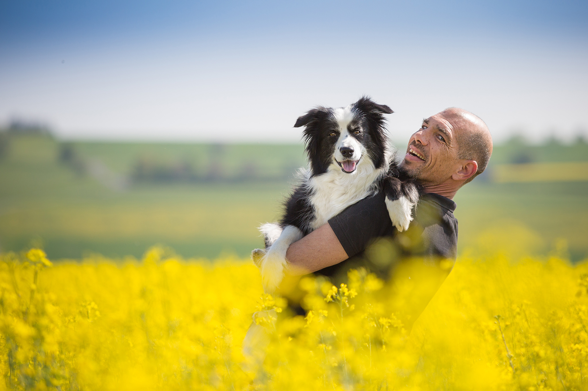 Strahlen um die Wette: Nell und Dirk