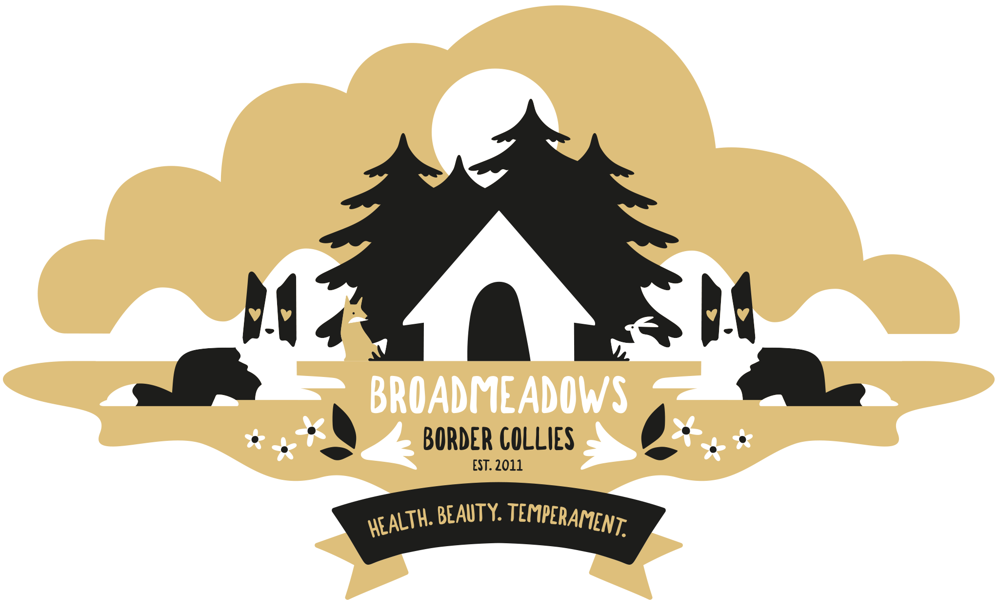 Logo Broadmeadows Border Collie Zucht, 2021