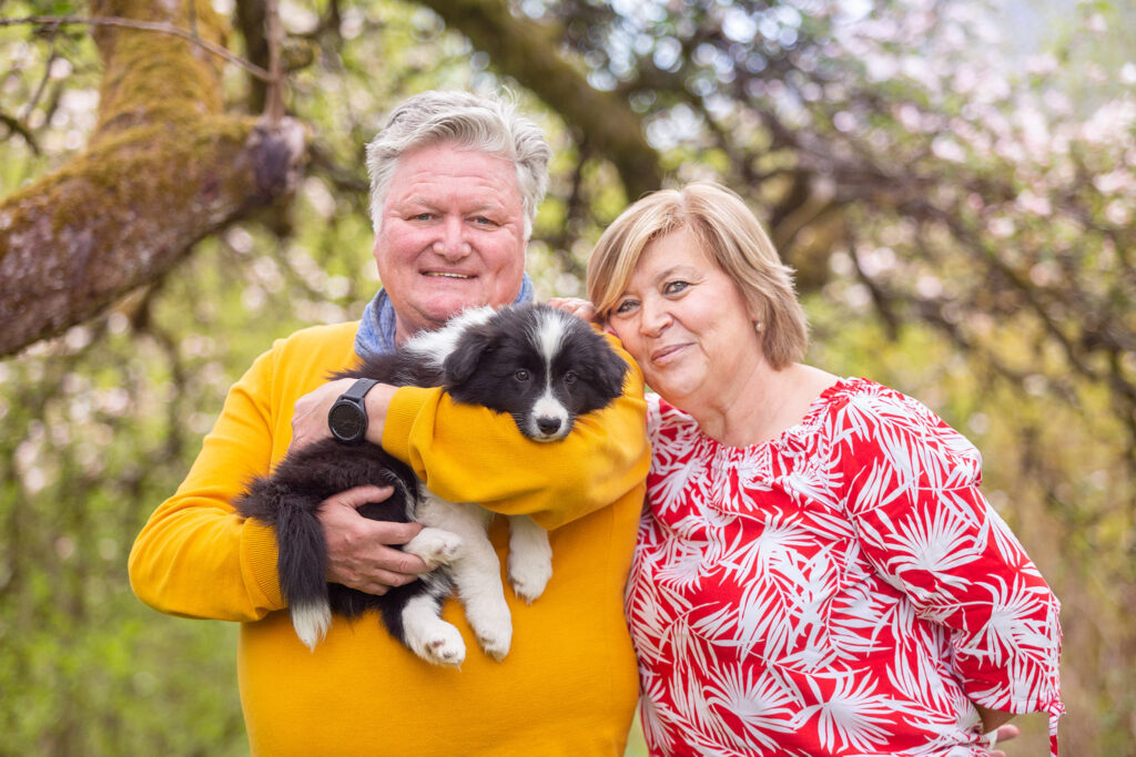 Border Collie Welpe, Susi und Ralf Reichertz