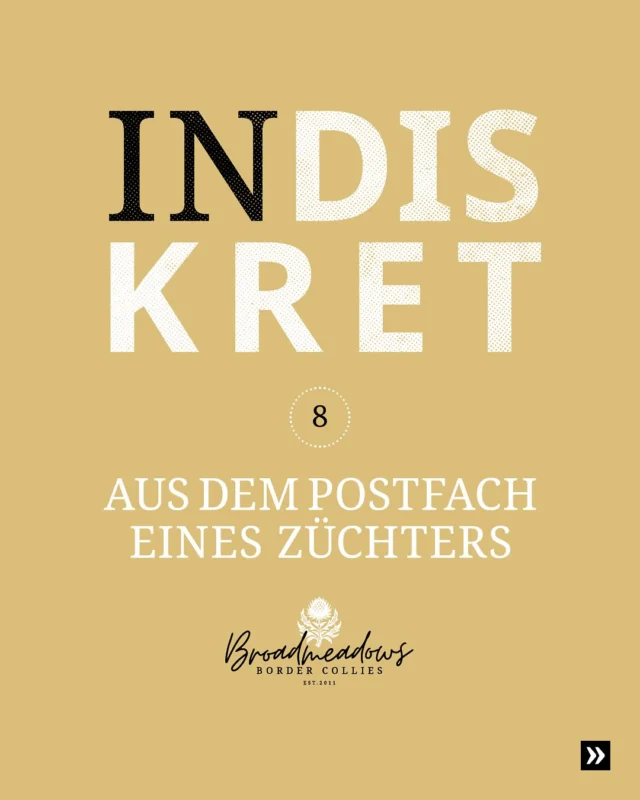 INDISKRET – Aus dem Postfach eines Züchters (8)

Nicht echt. Aber so nah dran, dass es weh tut. Anfragen und Rückmeldungen, wie sie nie geschrieben wurden – aber wohl jederzeit geschrieben werden könnten. Manche höflich, manche fordernd. Und manche … nun ja. Manche muss man einfach gelesen haben, um sie zu glauben.